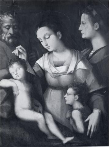 Christie's — Andrea del Brescianino. The Holy Family with Saint Elisabeth and the Saint John the Baptist — insieme